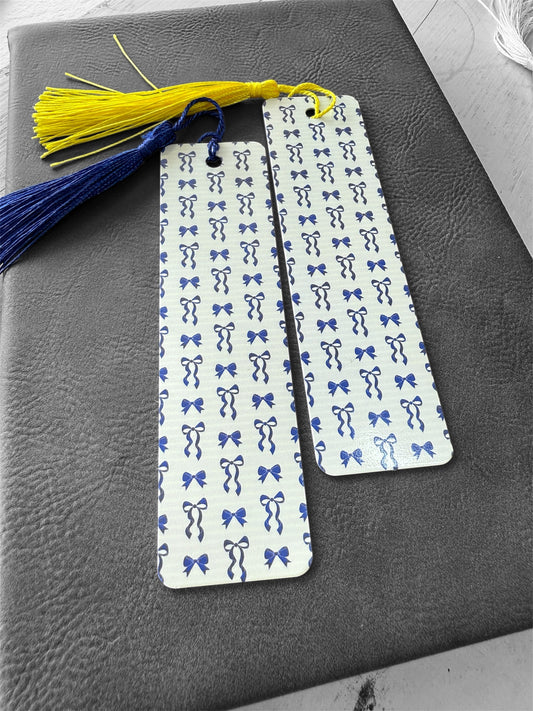 UV Printed Bow Scatter Print Bookmark