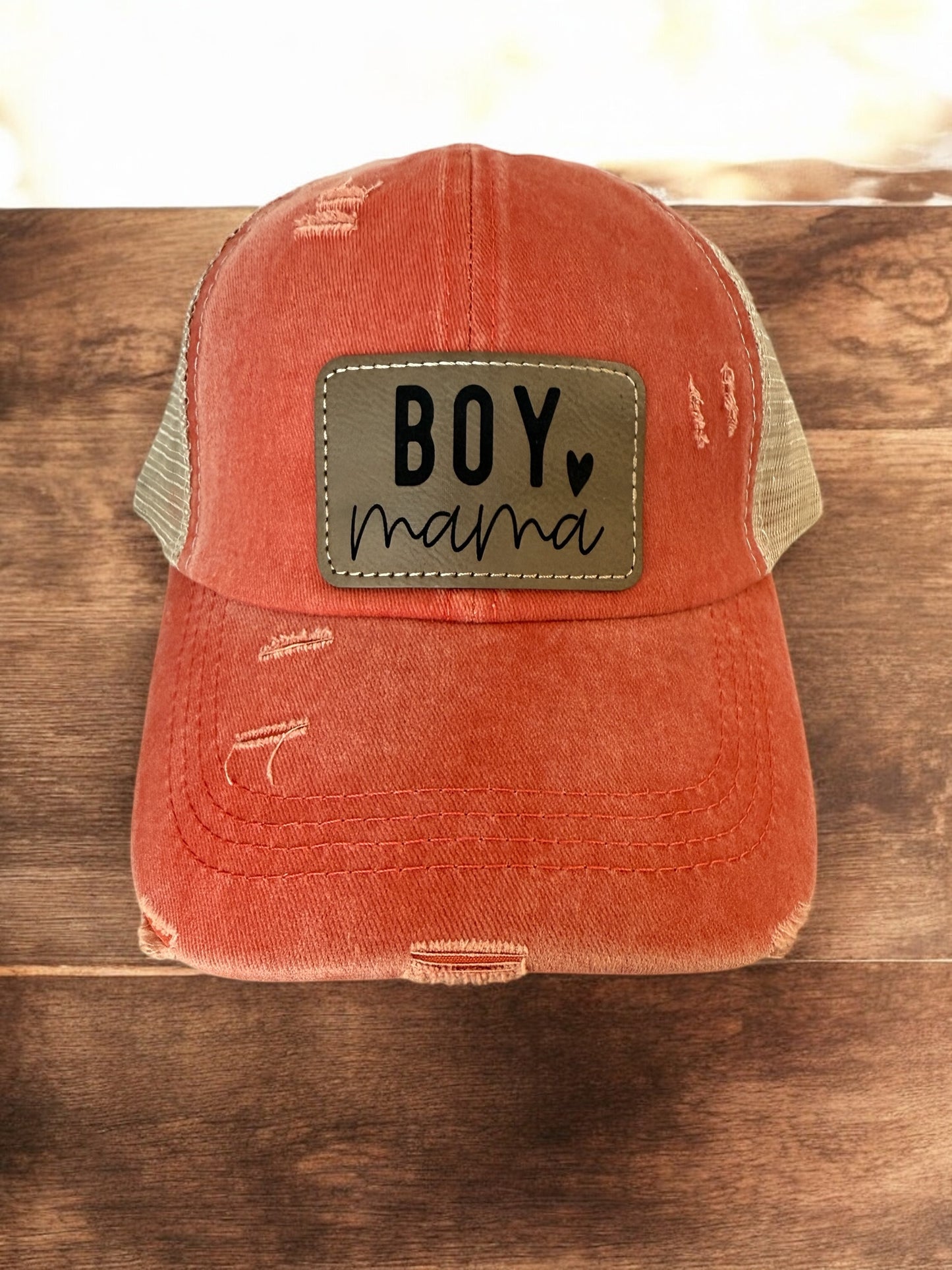 Boy Mama Criss Cross Hat