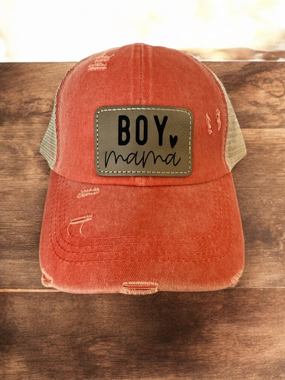 Boy Mama Criss Cross Hat