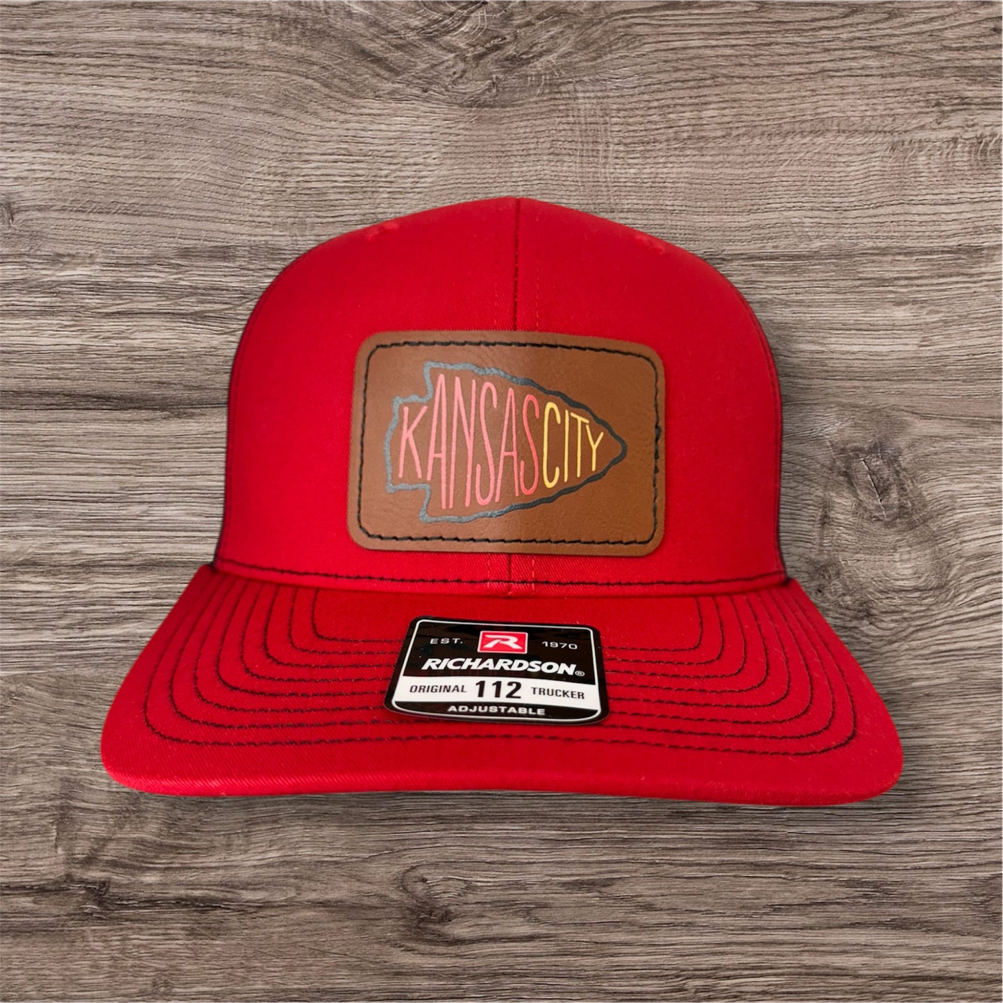 UV Printed Ombre Kansas City Men's Richardson 112 Trucker Hat