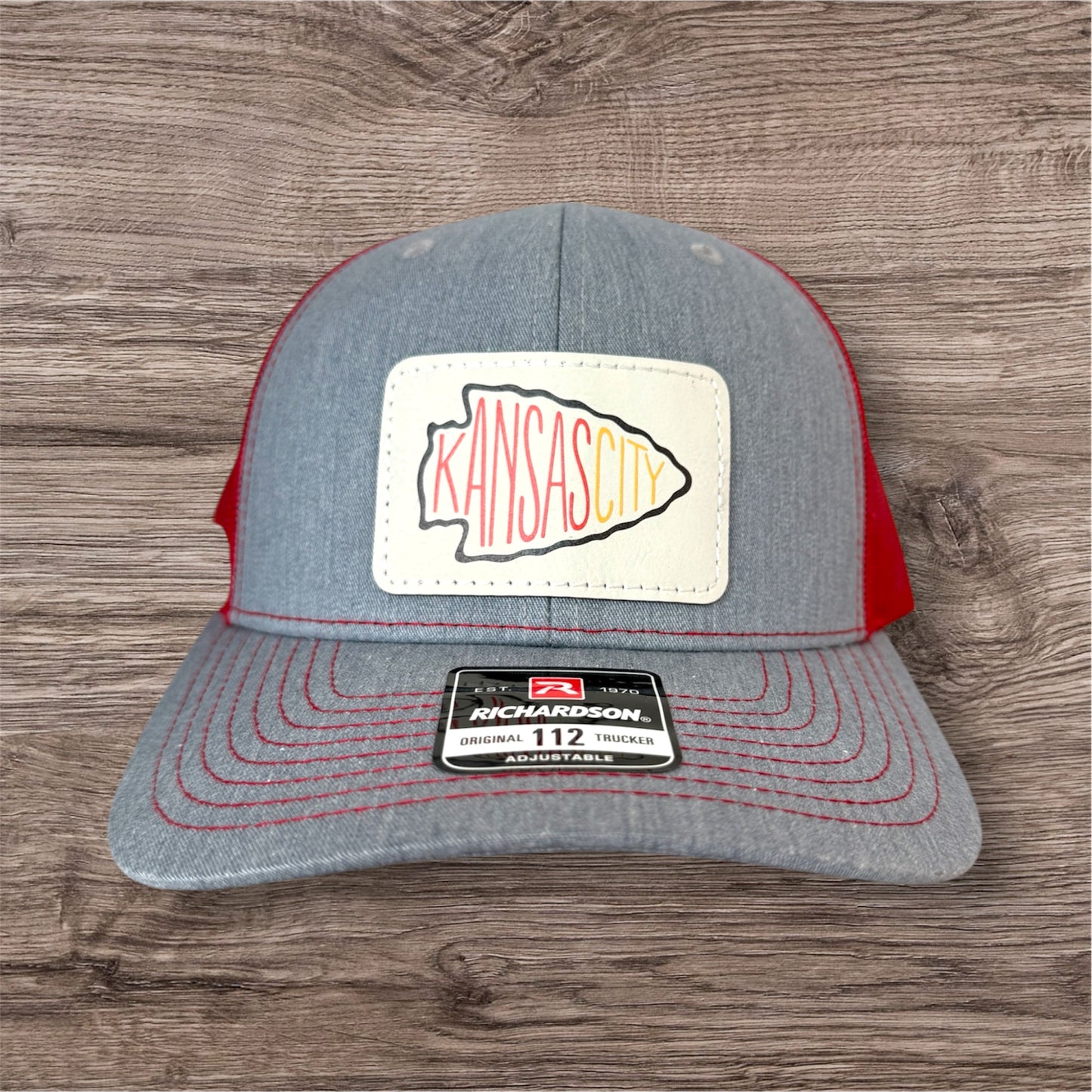 UV Printed Ombre Kansas City Men's Richardson 112 Trucker Hat
