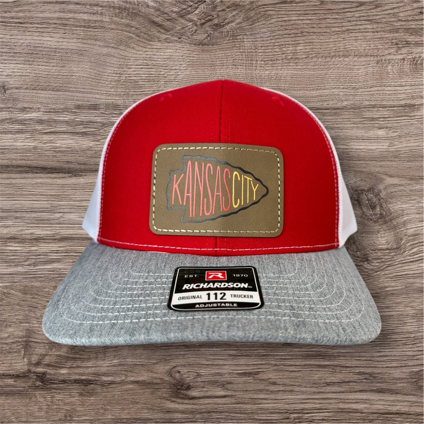 UV Printed Ombre Kansas City Men's Richardson 112 Trucker Hat