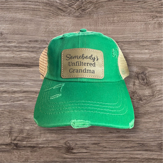 Somebody's Unfiltered Grandma Women's Criss Cross Hat