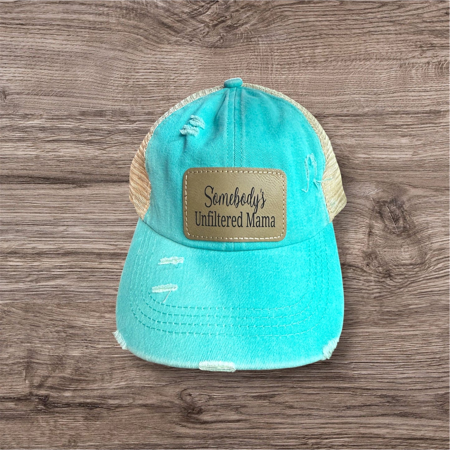 Somebody's Unfiltered Mama Women's Criss Cross Hat