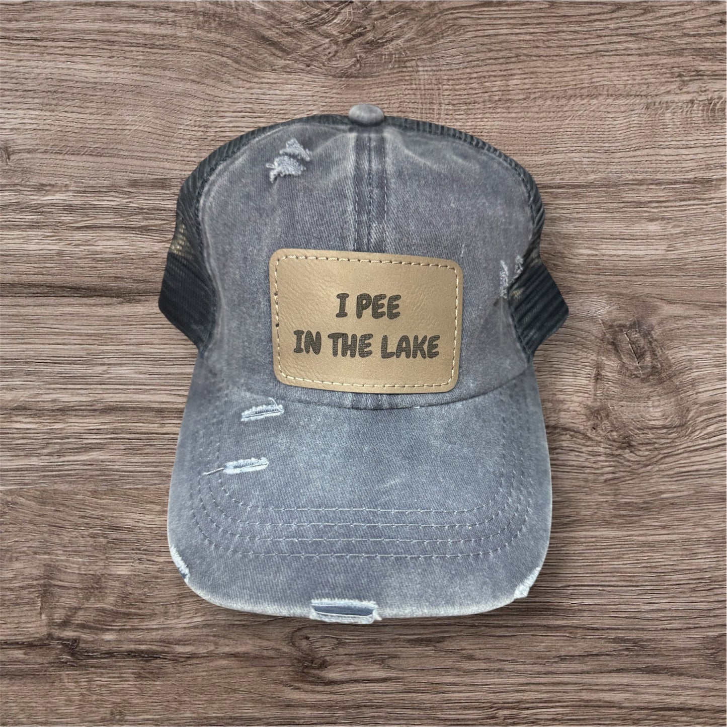 I Pee In The Lake Criss Cross Hat