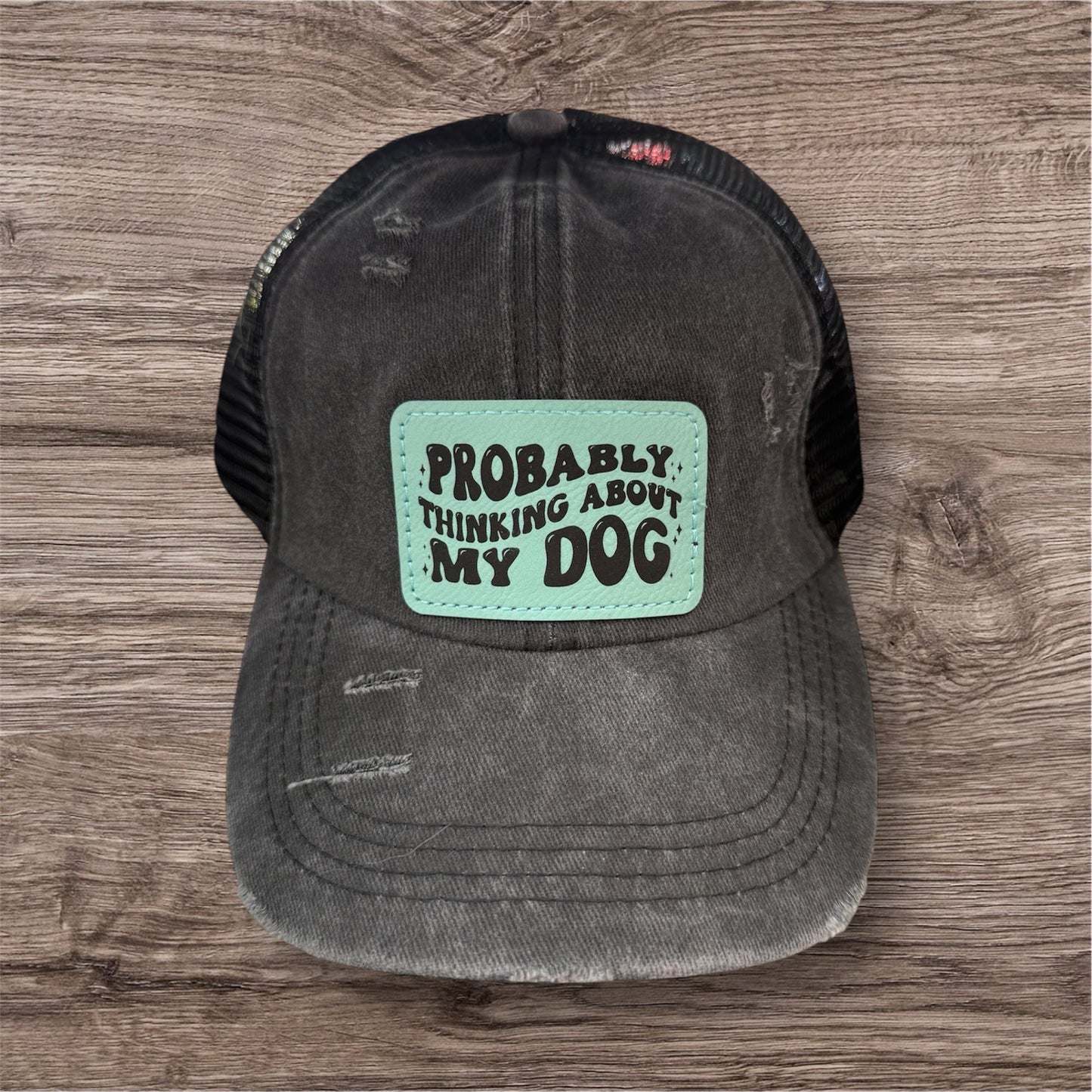 Thinking About My Dog Women's Criss Cross Hat