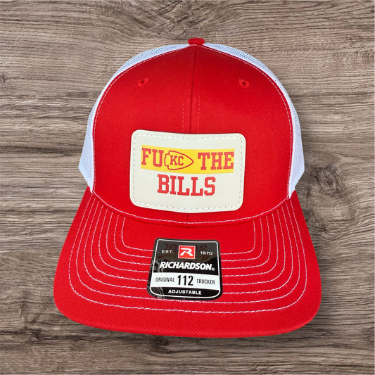 UV Printed FU KC The Bills Men's Richardson 112 Trucker Hat