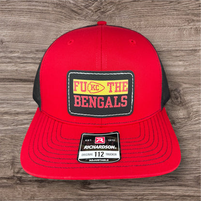 UV Printed FU KC The Bengals Men's Richardson 112 Trucker Hat