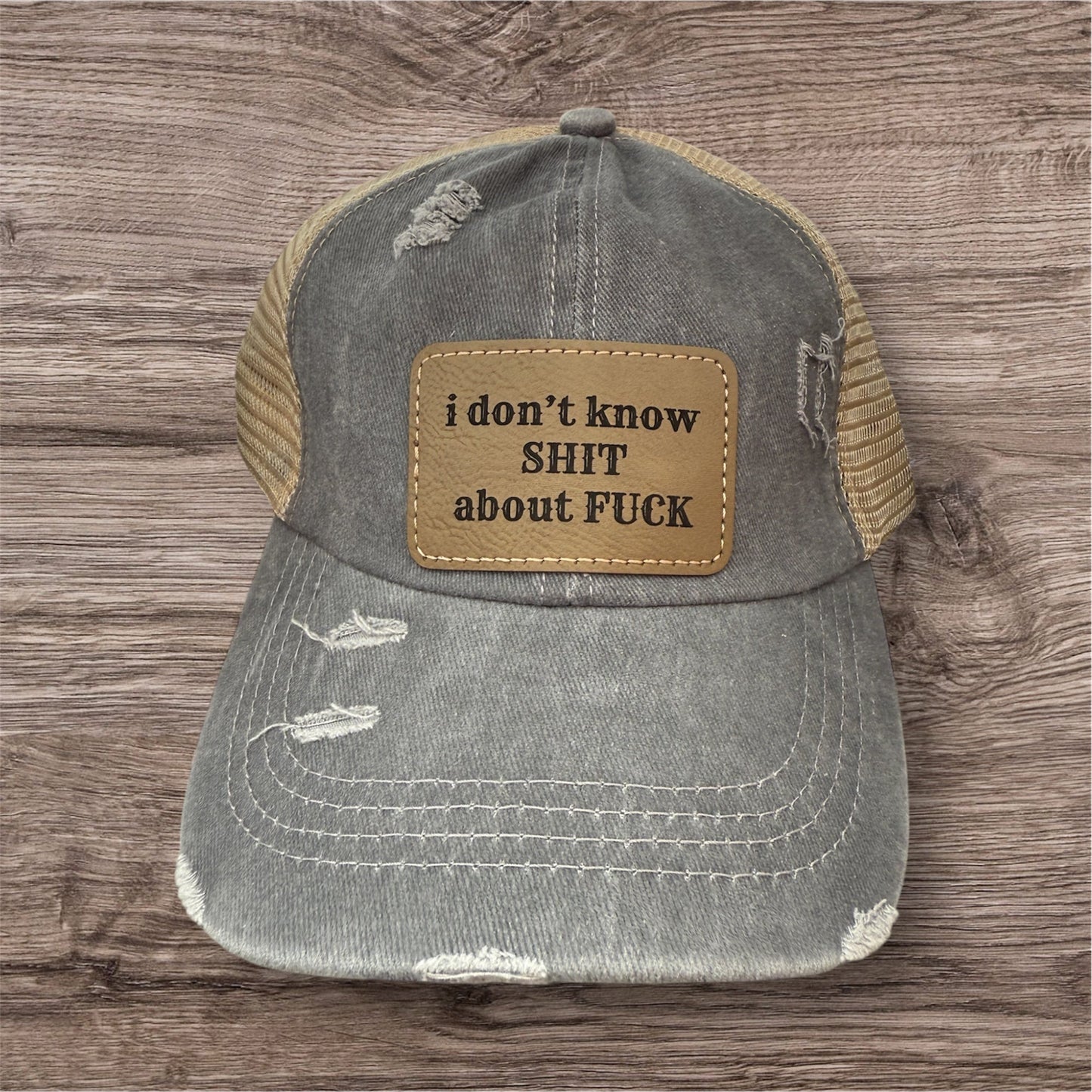 I Don't Know Shit Women's Criss Cross Hat