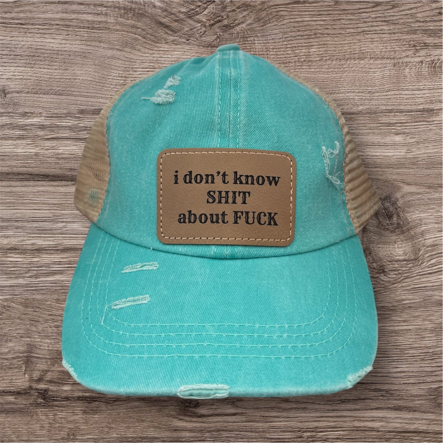 I Don't Know Shit Women's Criss Cross Hat