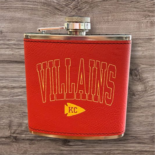 UV Printed Villains 6 oz Flask