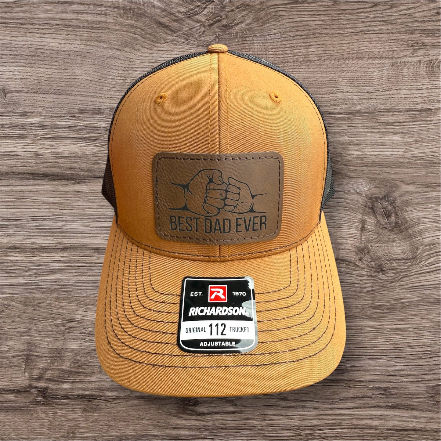 Best Dad Ever Men's Richardson 112 Trucker Hat