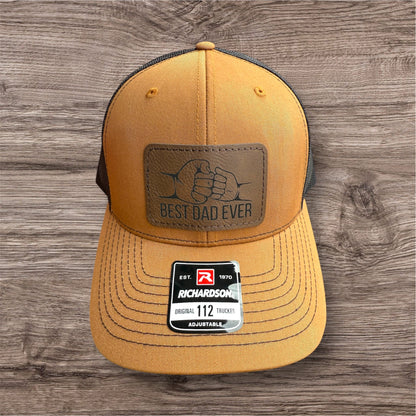 Best Dad Ever Men's Richardson 112 Trucker Hat