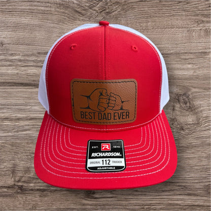 Best Dad Ever Men's Richardson 112 Trucker Hat