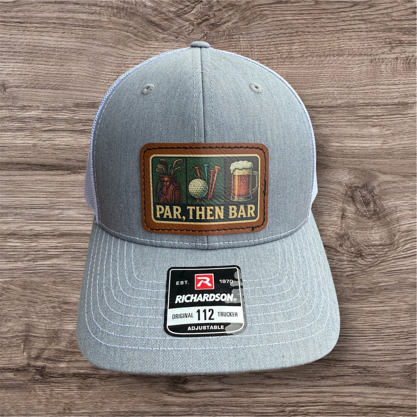 UV Printed Par, Then Bar Men's Richardson 112 Trucker Hat