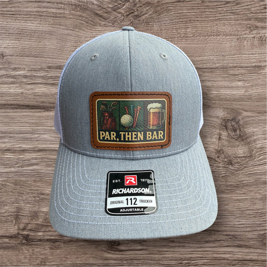 UV Printed Par, Then Bar Men's Richardson 112 Trucker Hat