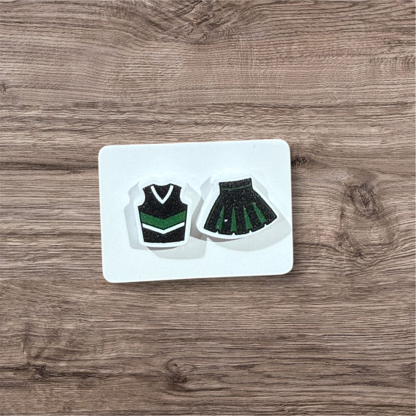UV Printed Pep Squad Pair Acrylic Stud Earrings