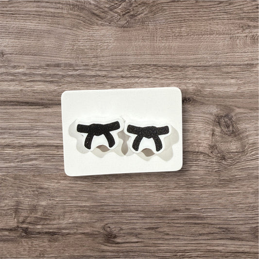 UV Printed Martial Arts Mastery Acrylic Stud Earrings