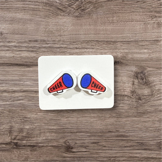 UV Printed Spirit Shouts Acrylic Stud Earrings