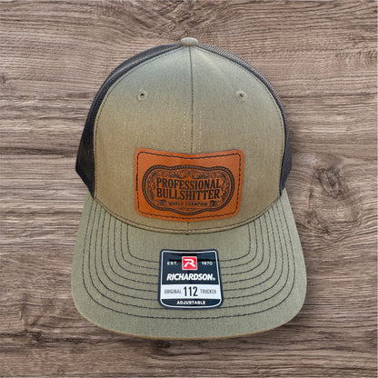 Engraved Professional Bullshitter Men's Richardson 112 Trucker Hat