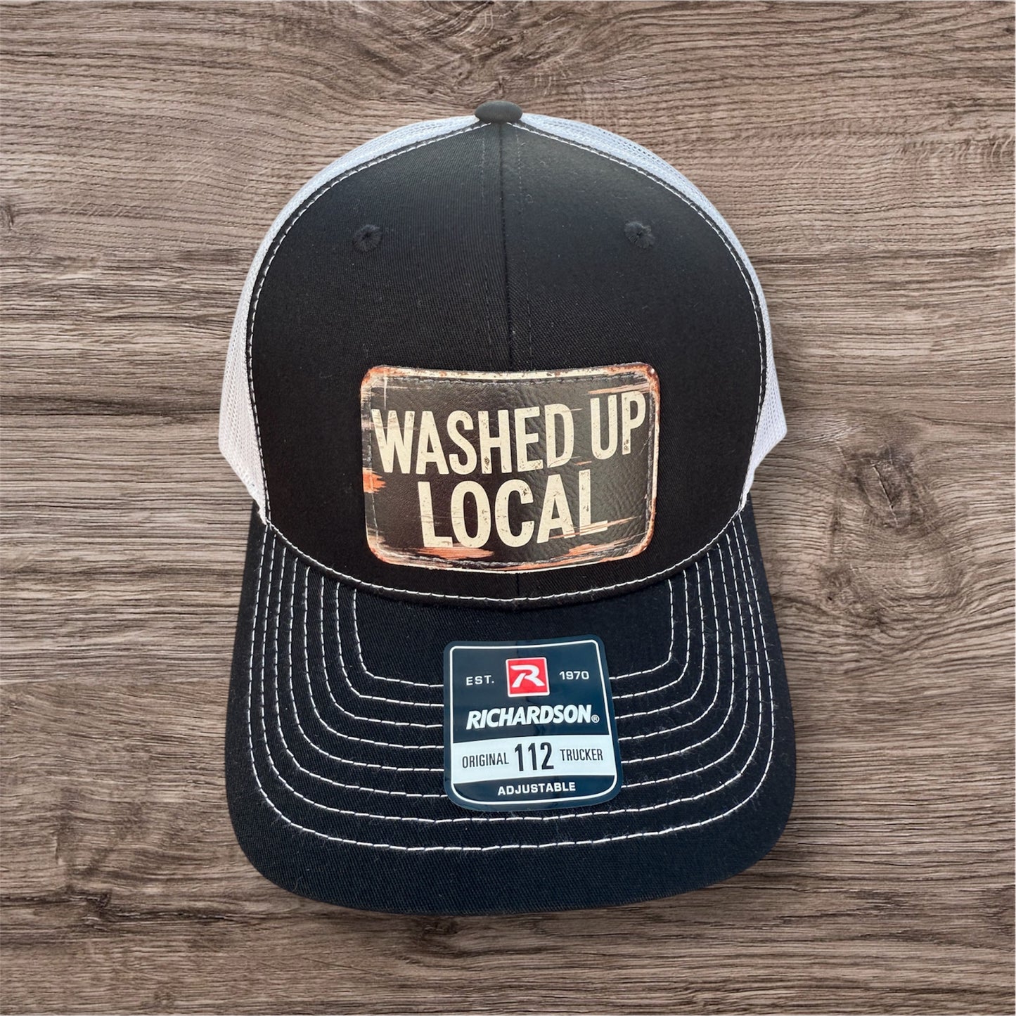 UV Printed Washed Up Local Men's Richardson 112 Trucker Hat