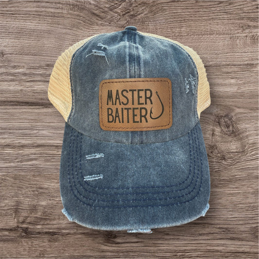 Engraved Master Baiter Women's Criss Cross Hat