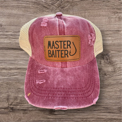 Engraved Master Baiter Women's Criss Cross Hat