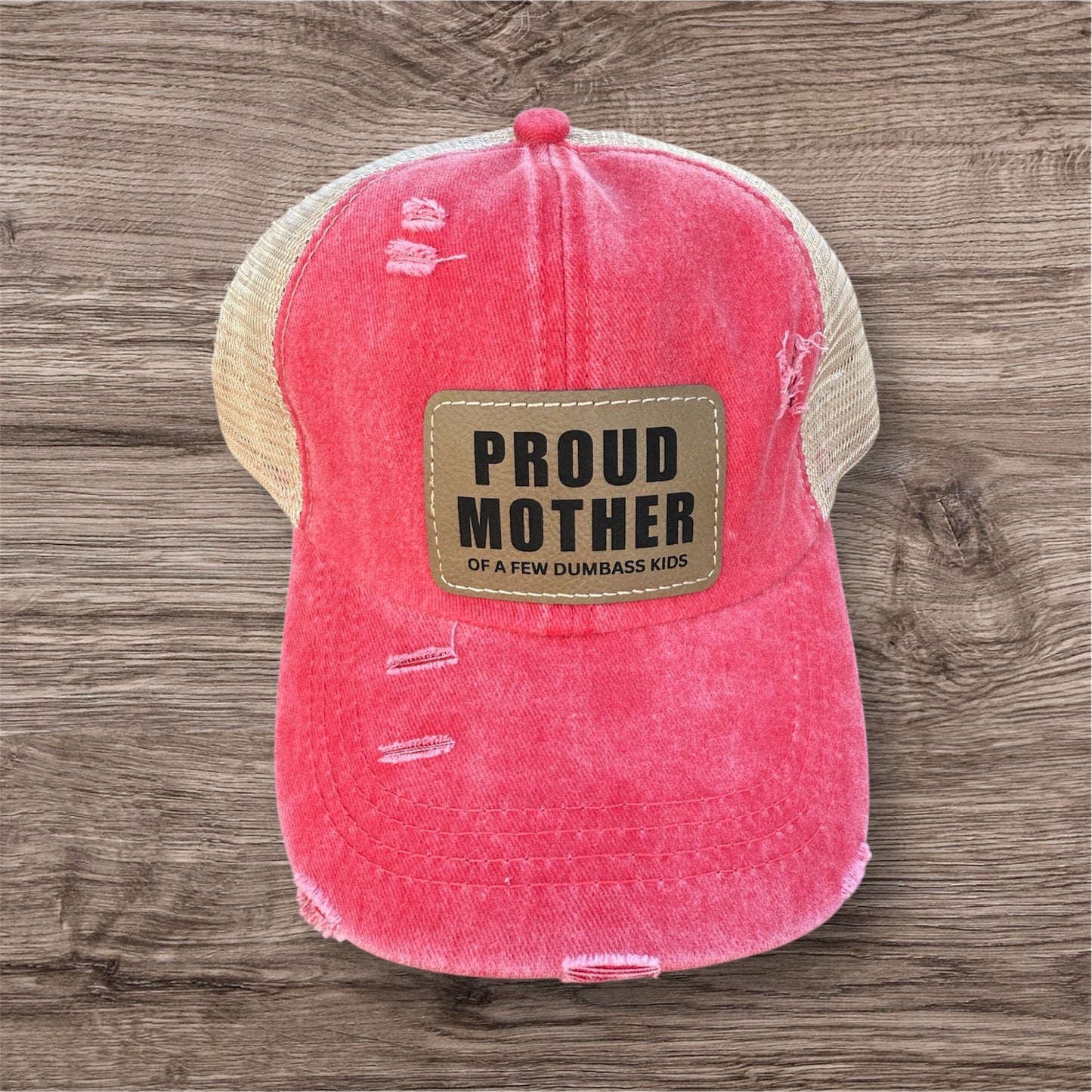 Engraved Proud Mother Women's Criss Cross Hat