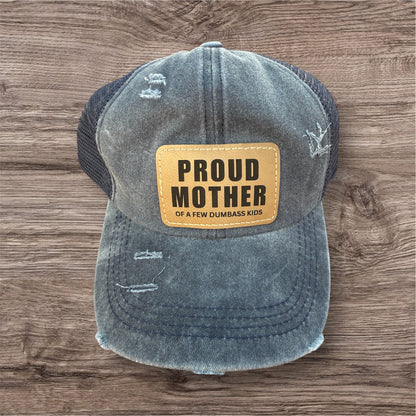 Engraved Proud Mother Women's Criss Cross Hat