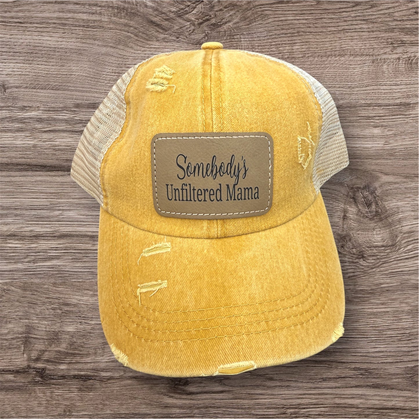 Somebody's Unfiltered Mama Women's Criss Cross Hat