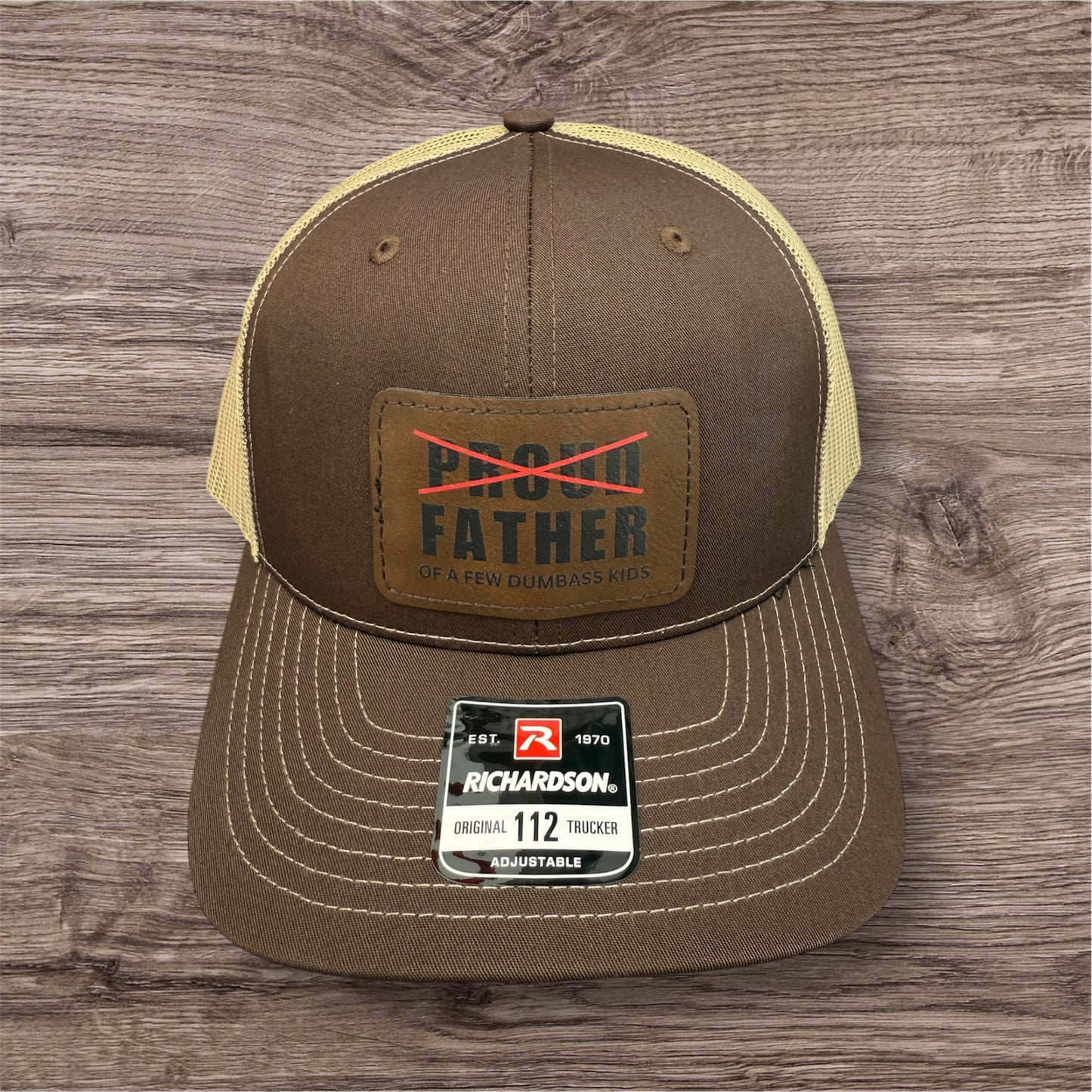 UV Printed Dumbass Kids Men's Richardson 112 Trucker Hat