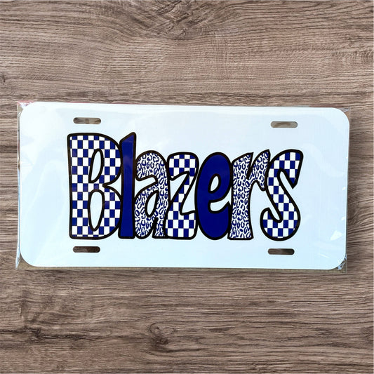 UV Printed Blazers License Plate