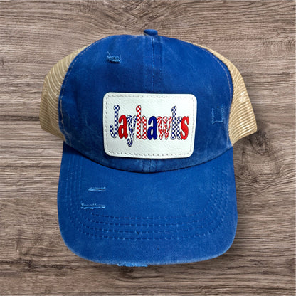 UV Printed Jayhawks Pride Women's Criss Cross Hat