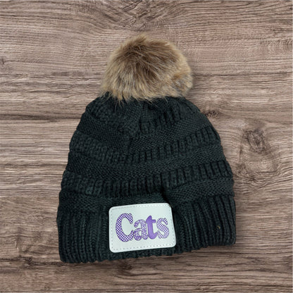 UV Printed Cats Pride Knit Pom Beanie