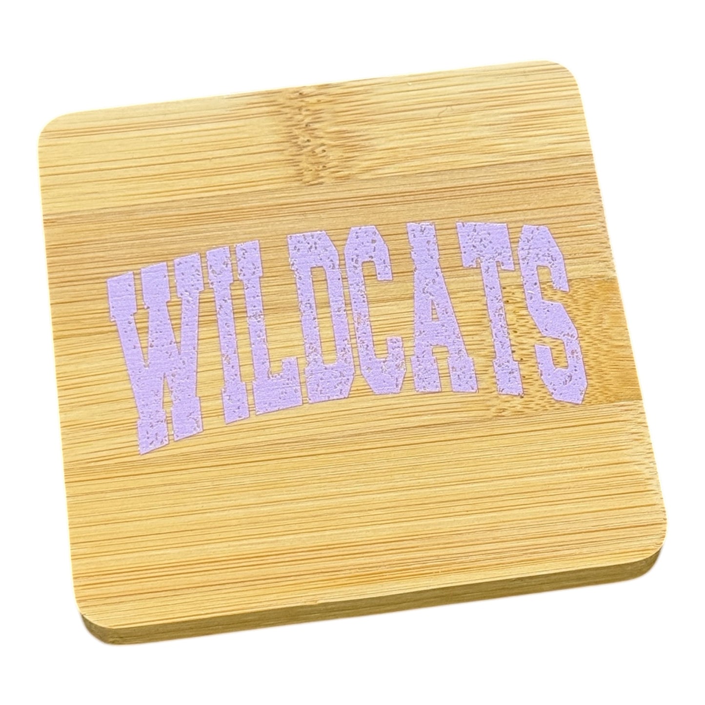 UV Printed Wildcats Wooden Coaster