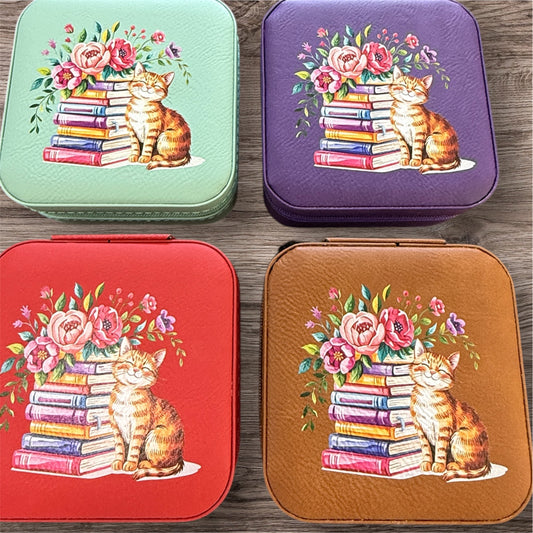 UV Printed Whiskers, Words & Wildflowers Jewelry Box