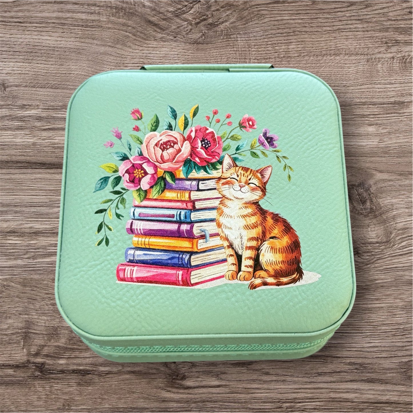 UV Printed Whiskers, Words & Wildflowers Jewelry Box