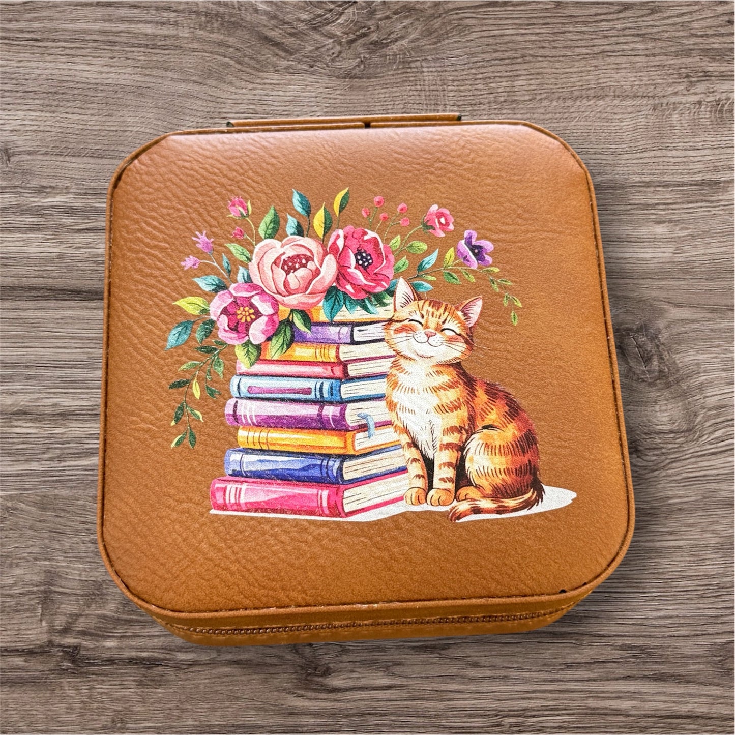 UV Printed Whiskers, Words & Wildflowers Jewelry Box