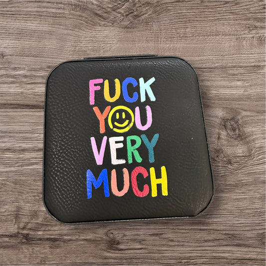 UV Printed Fuck You Very Much Jewelry Box