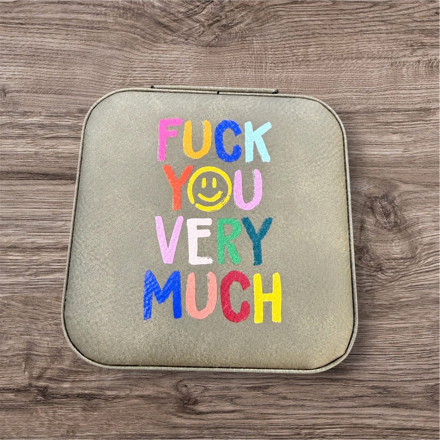 UV Printed Fuck You Very Much Jewelry Box
