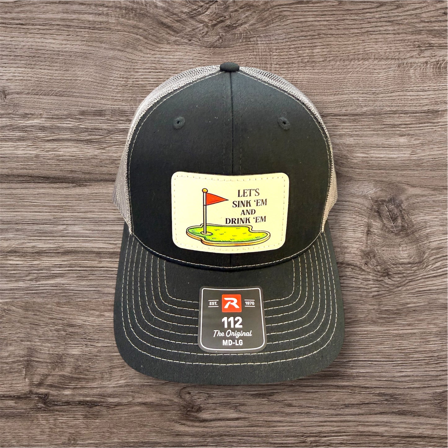 UV Printed Sink 'Em and Drink Em' Men's Richardson 112 Trucker Hat