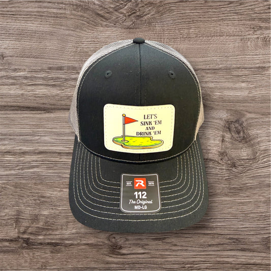 UV Printed Sink 'Em and Drink Em' Men's Richardson 112 Trucker Hat