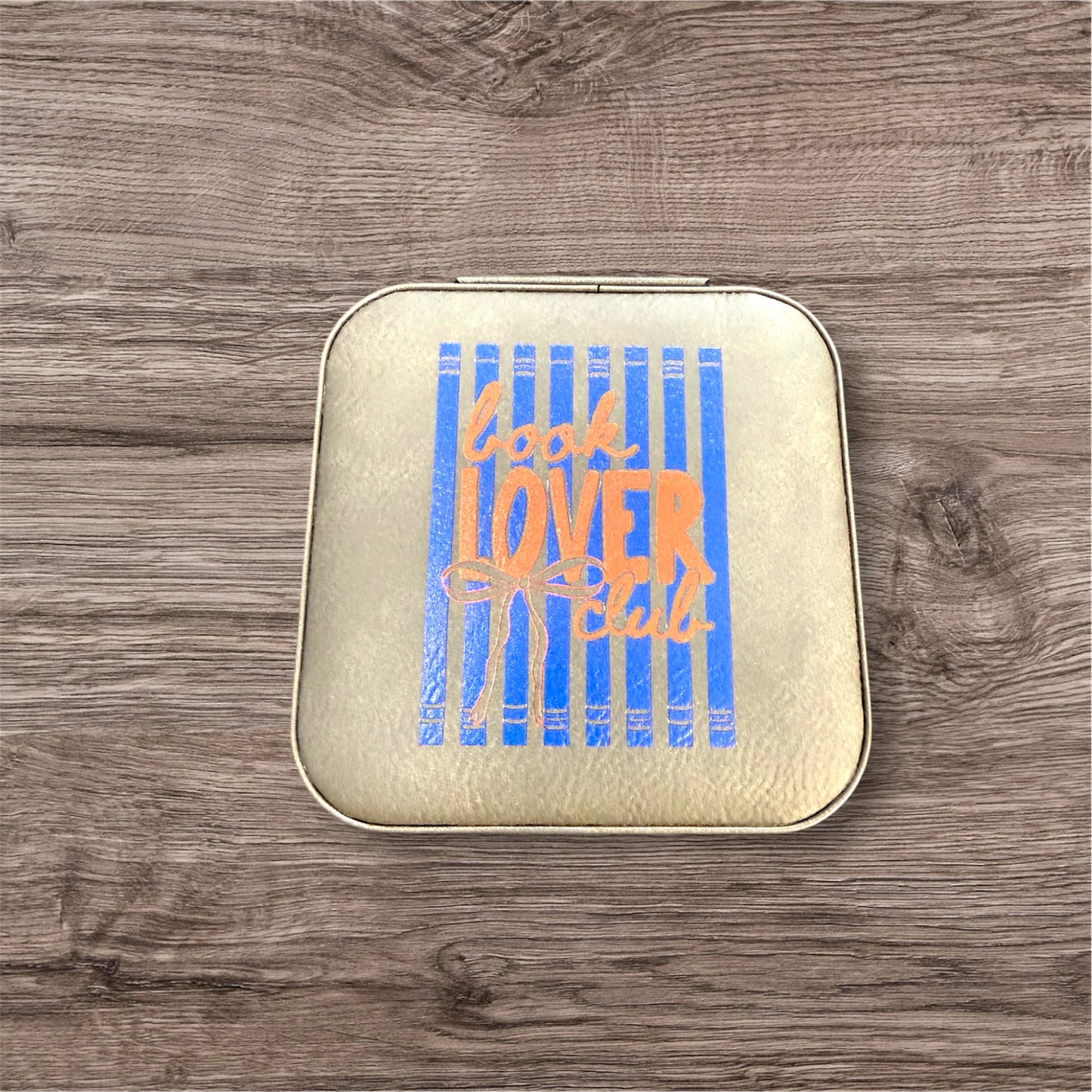 UV Printed Book Lover Club Jewelry Box