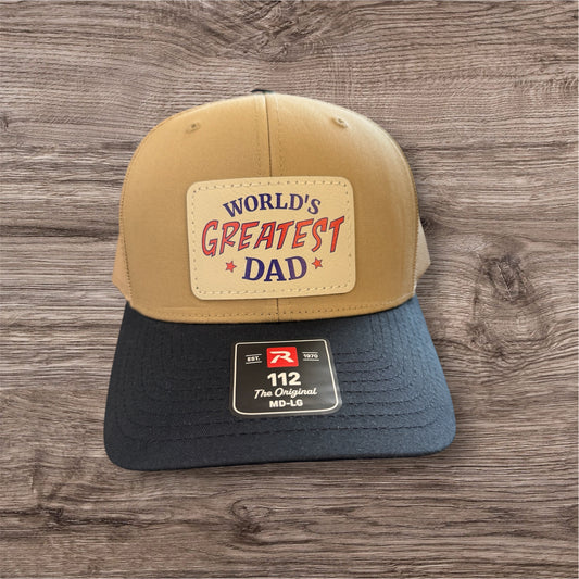 World's Greatest Dad Men's Richardson 112 Trucker Hat