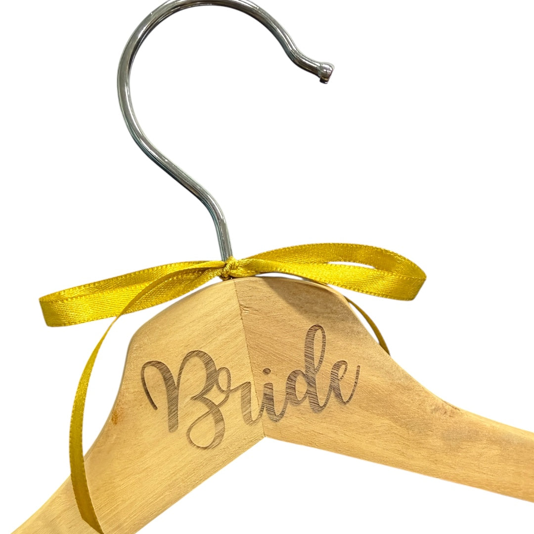 Custom Wood Wedding Hanger