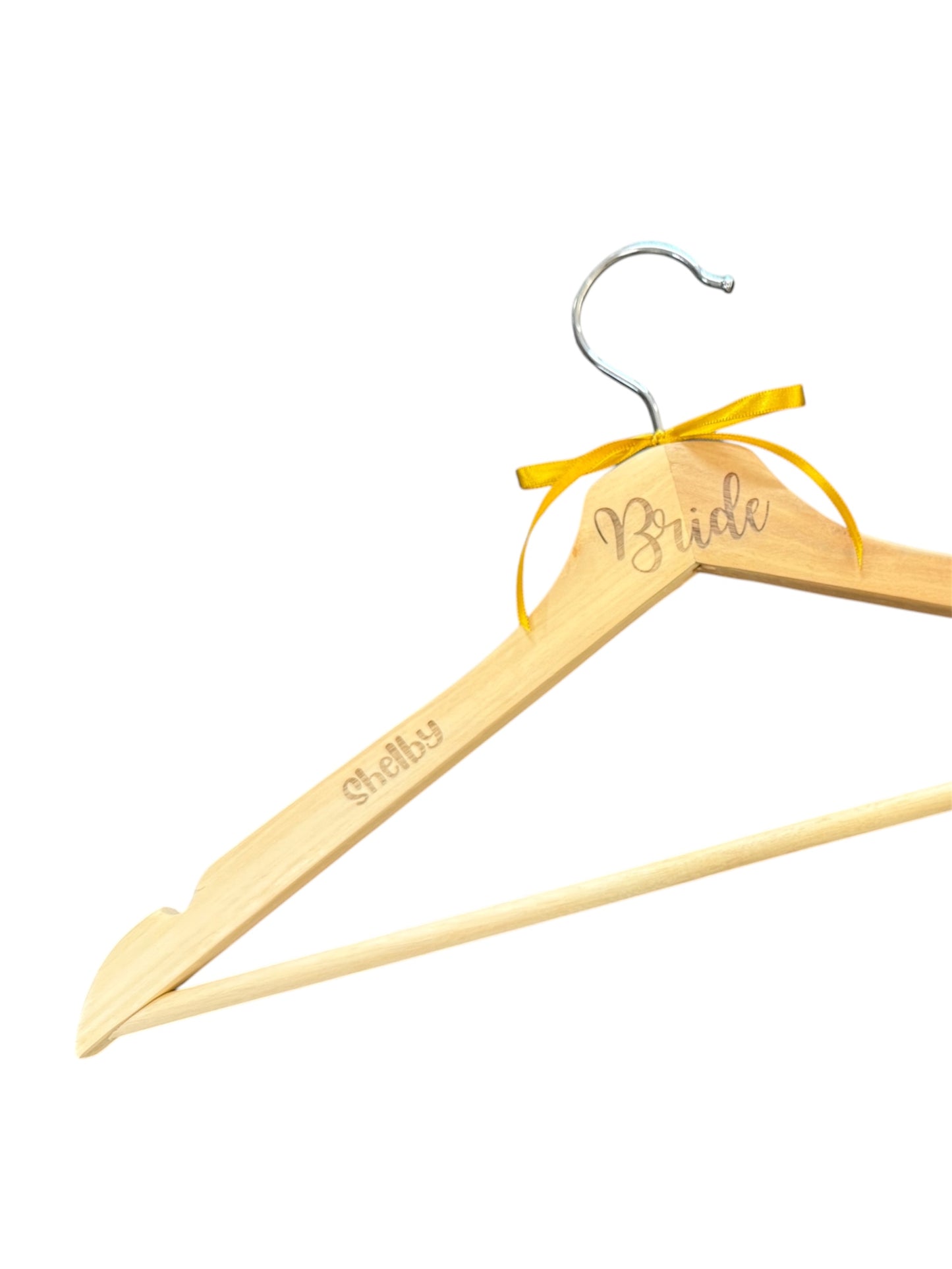 Custom Wood Wedding Hanger