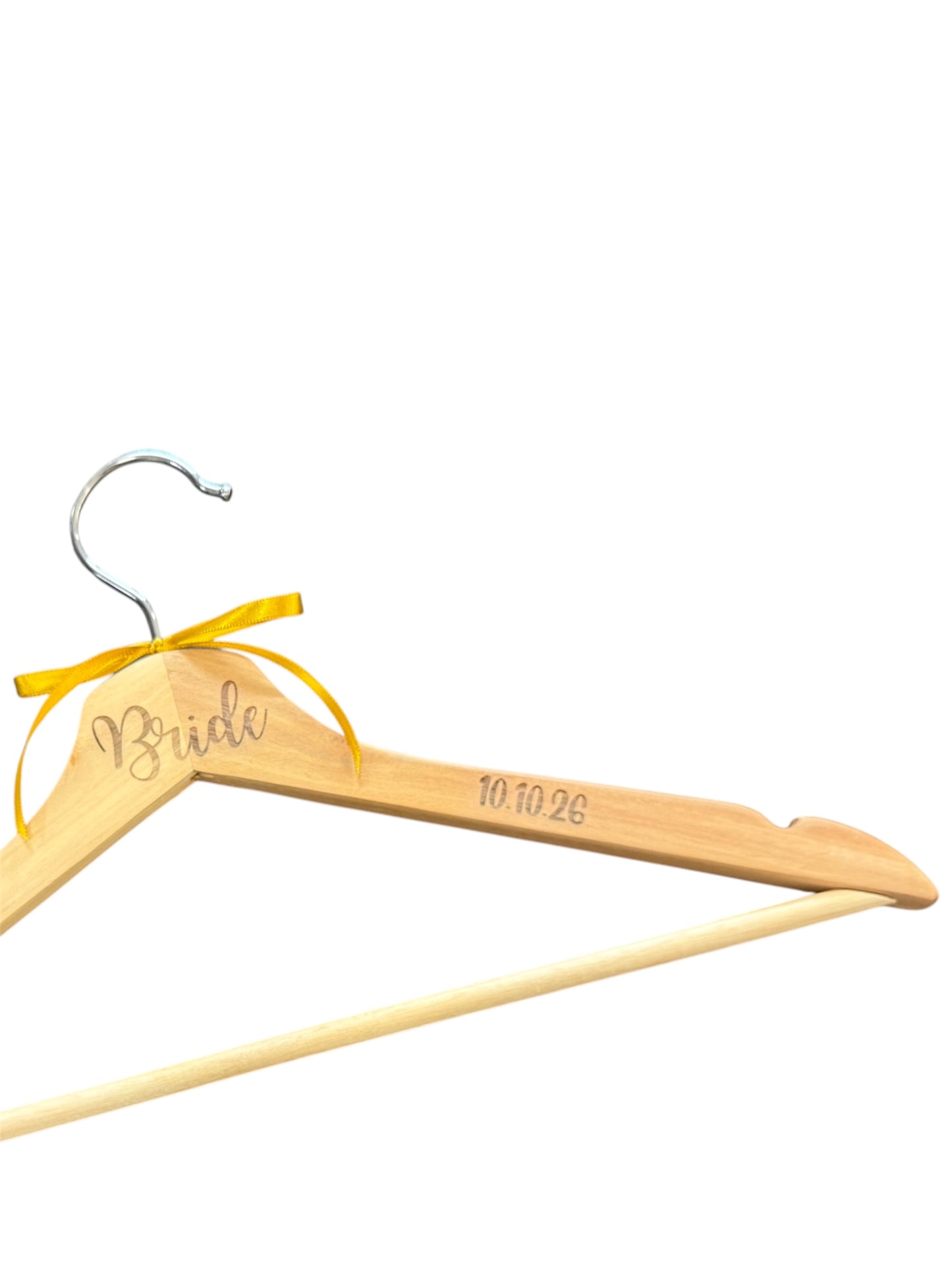 Custom Wood Wedding Hanger