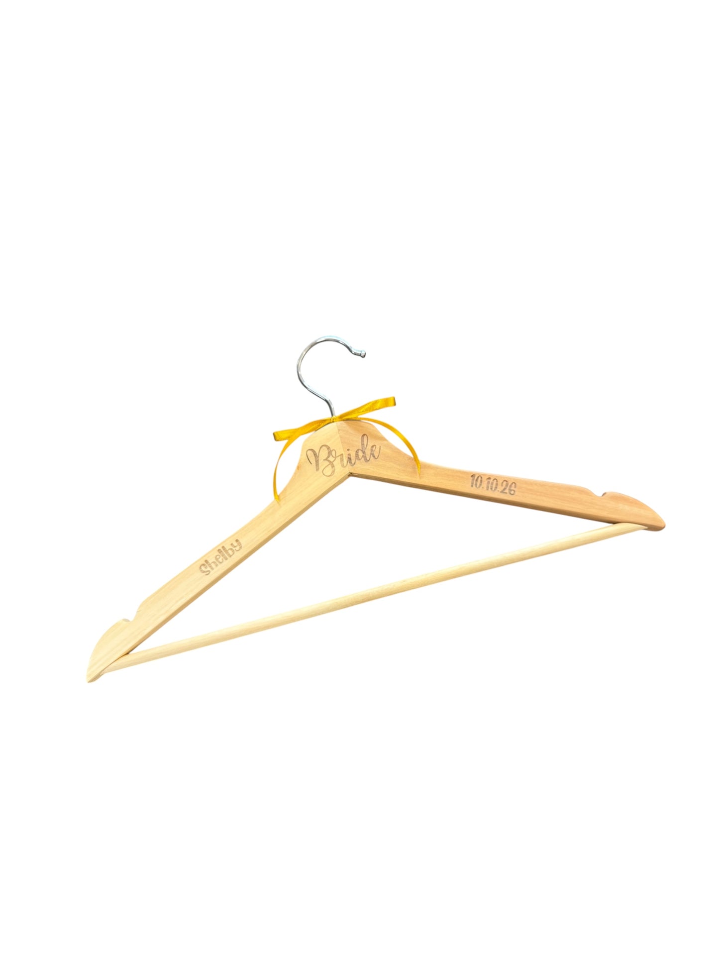 Custom Wood Wedding Hanger