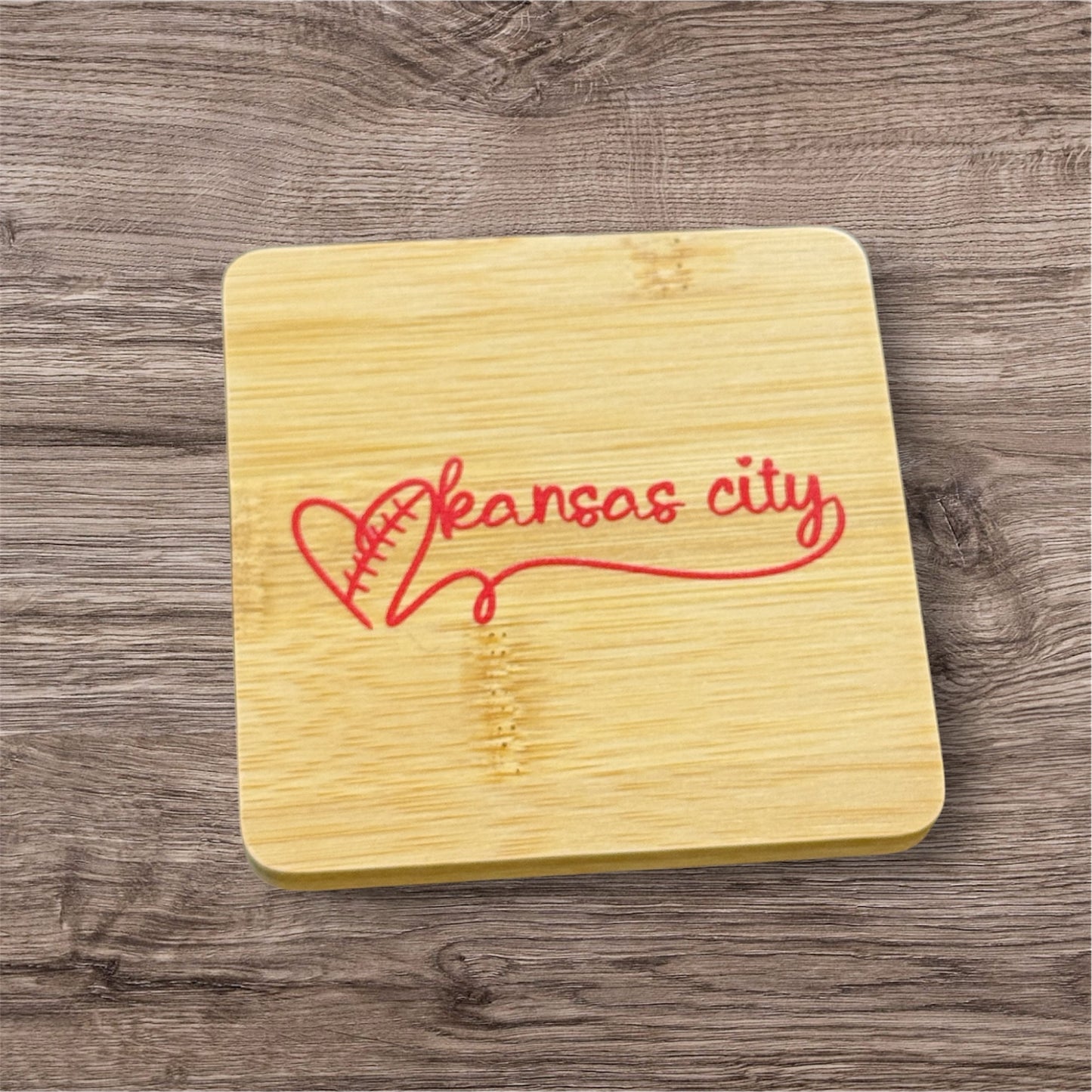 Kansas City Heart Football Coaster