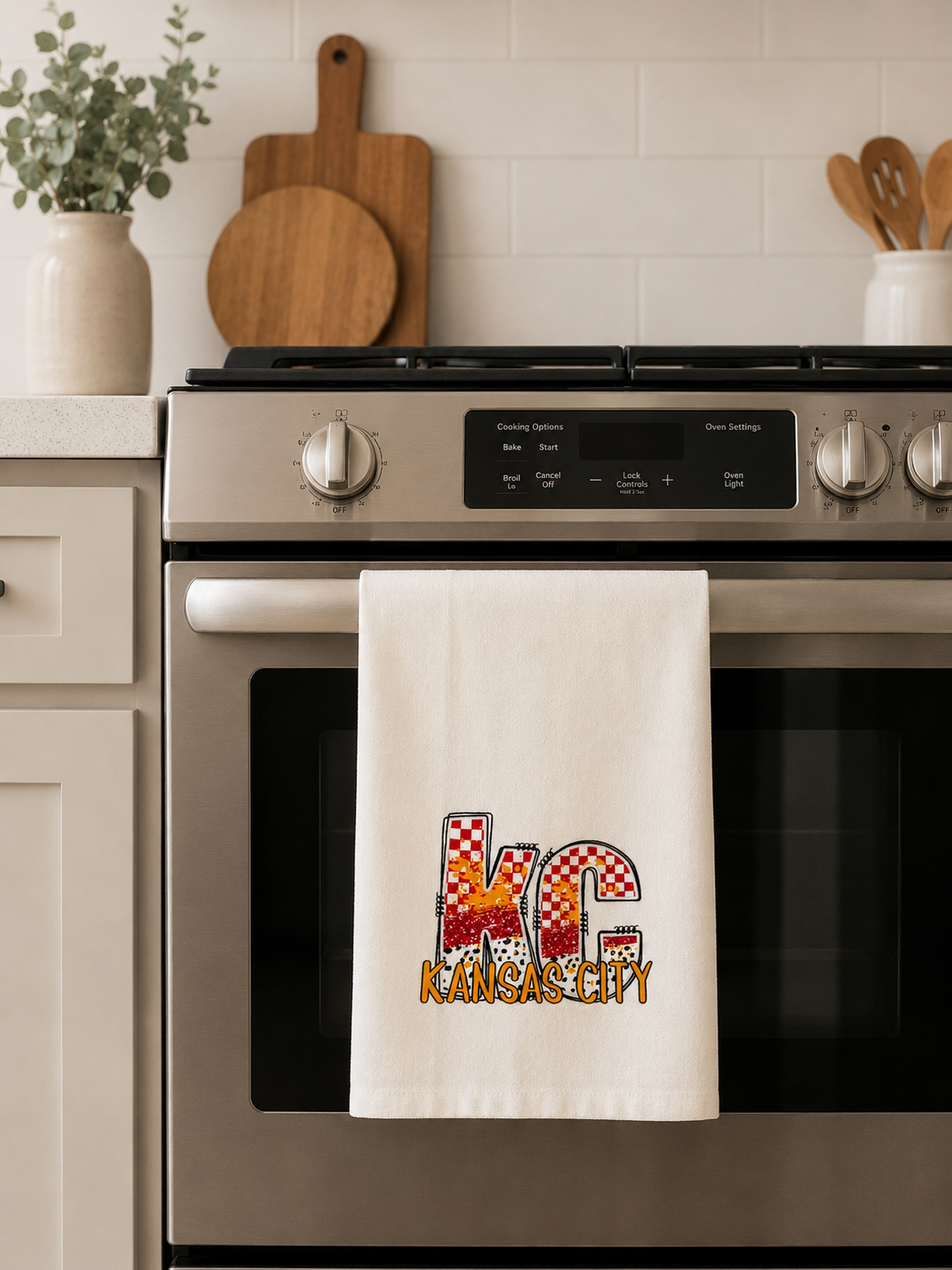 Kansas City Home Team Football Tea Towel / KC Football Gifts